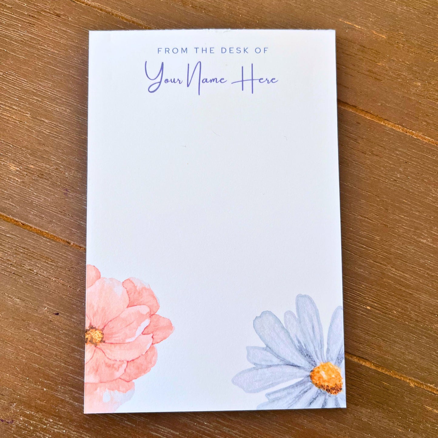 Notepad - From the Desk of (Personalized)