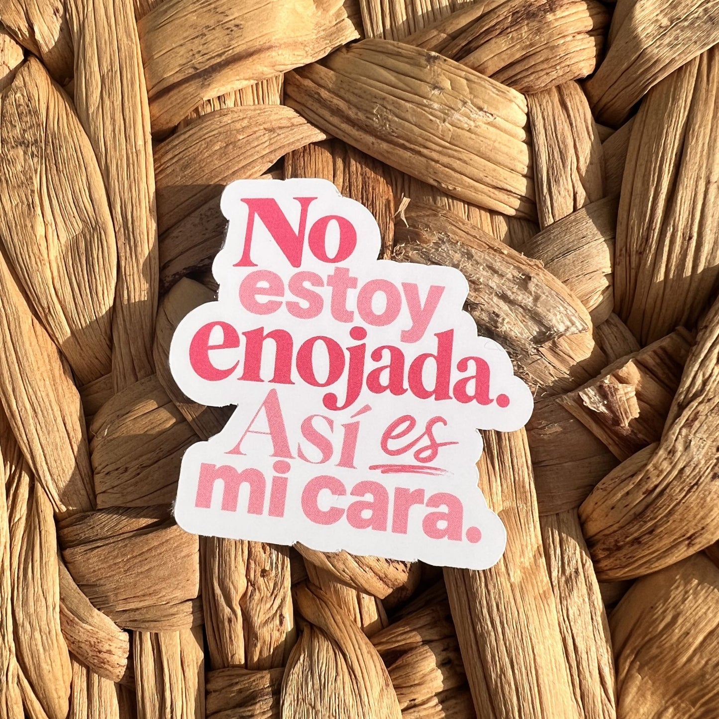 Sticker - Asi es mi cara