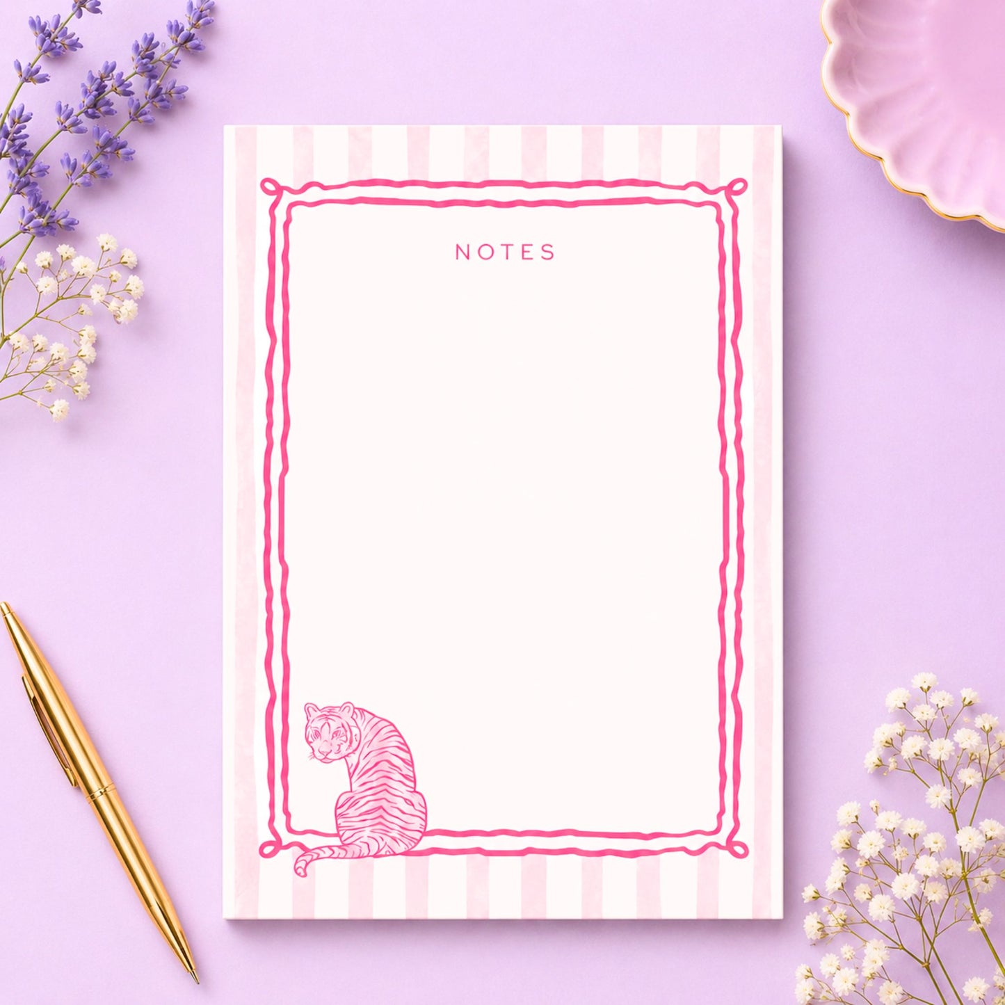 Notepad - Pink Tiger
