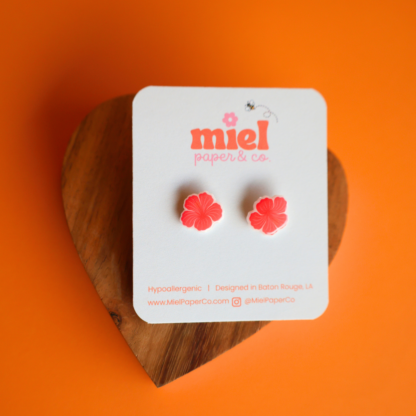 Stud Earrings - Summer Flower