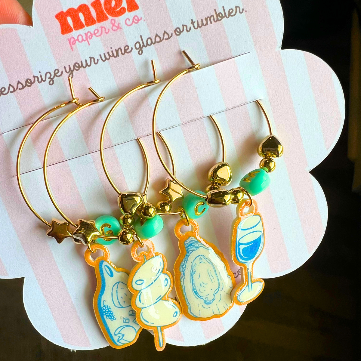 Charcuterie Cocktail / Tumbler Charms
