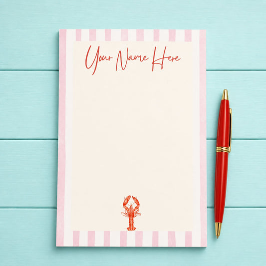 Notepad - Crawfish (Personalized)