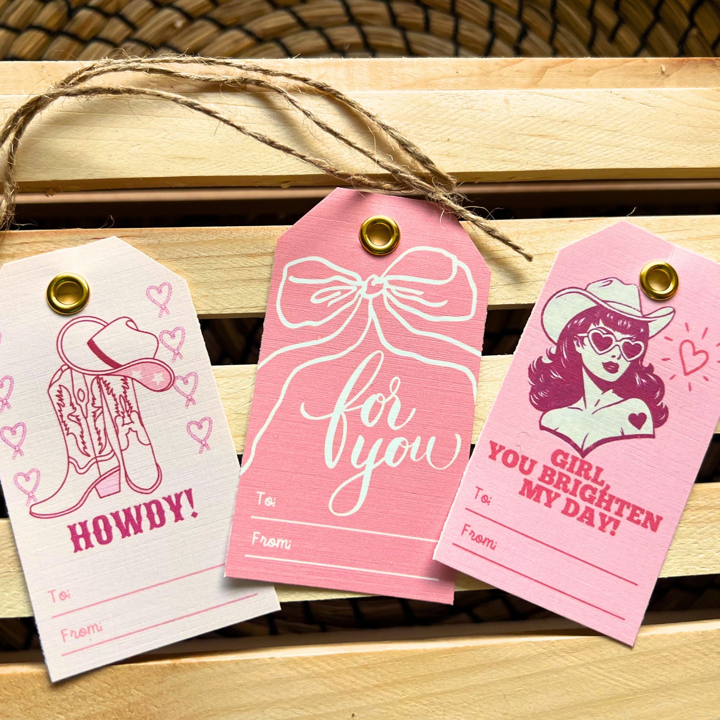 Gift Tag Set - Howdy