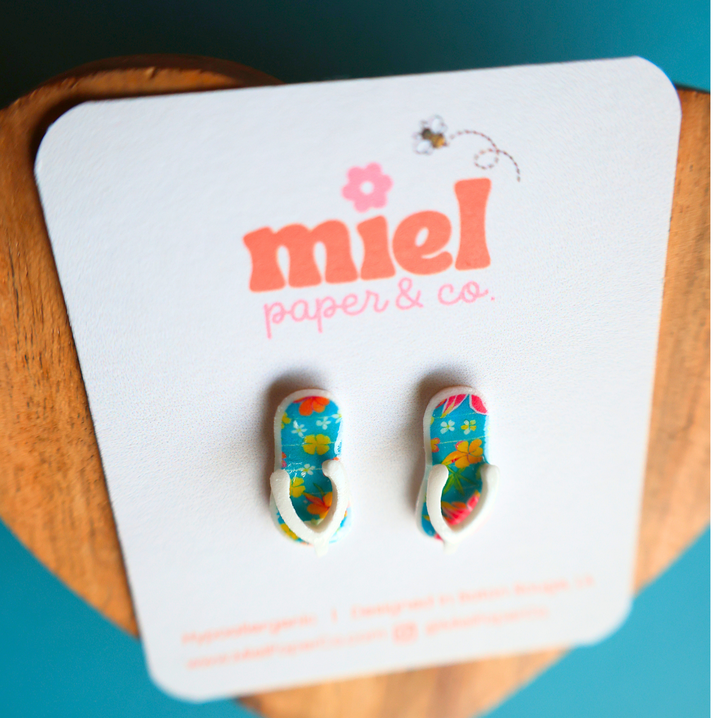 Stud Earrings - Day at the Beach