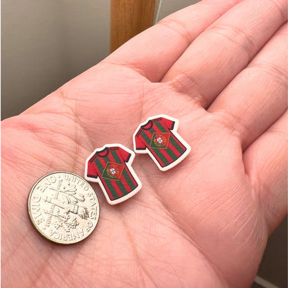 Stud Earrings - Sports Jersey